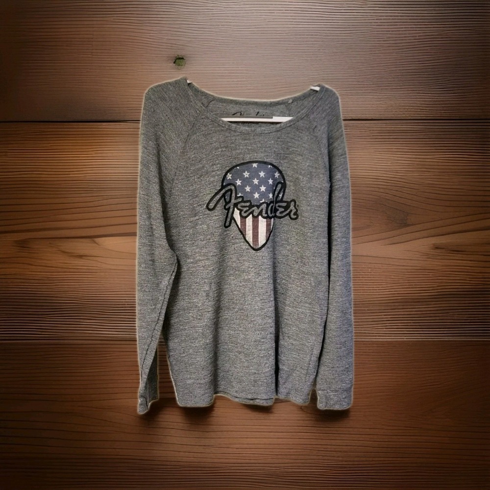 Lucky Brand Womens Fender Knitted Long Sleave Gray USA 2xl